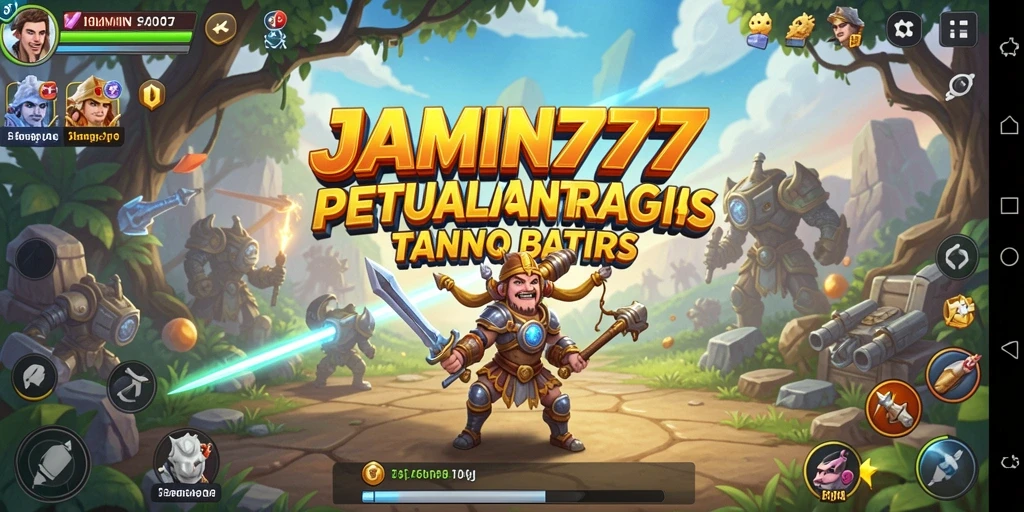 Tampilan menarik dari gameplay strategis dalam JAMIN777.