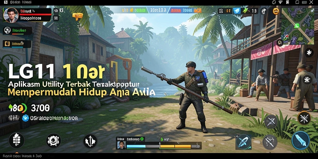 Tampilan antarmuka LG111 yang sederhana dan efisien.
