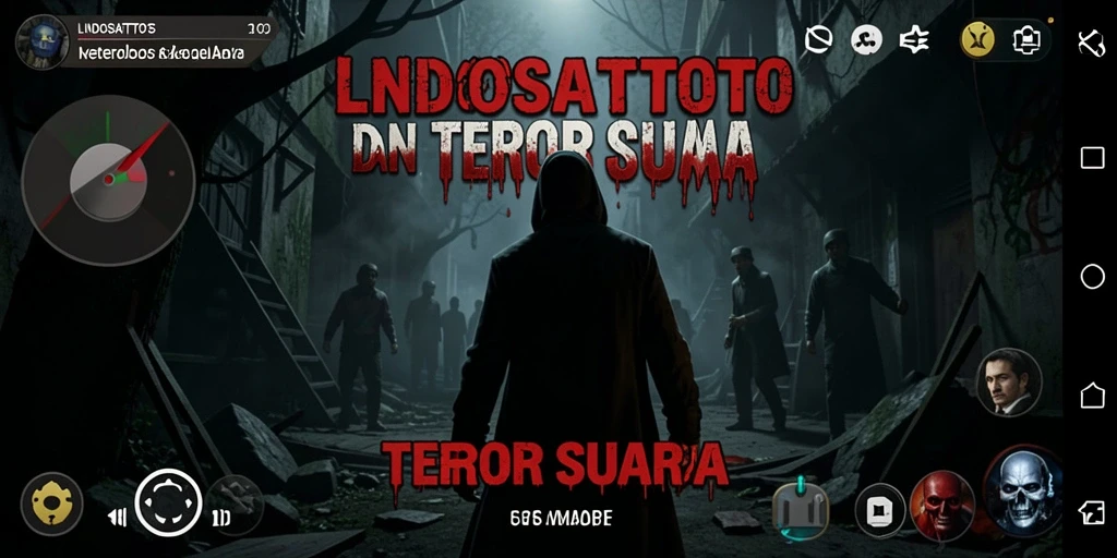 Gameplay LNDOSATTOTO dengan suasana horor yang mencekam.