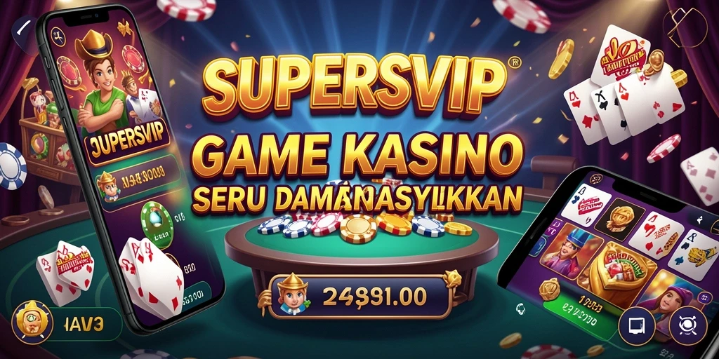 Tampilan gameplay menarik dari game Kasino SUPERSVIP.